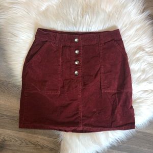 Corduroy skirt